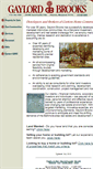 Mobile Screenshot of gaylordbrooks.com
